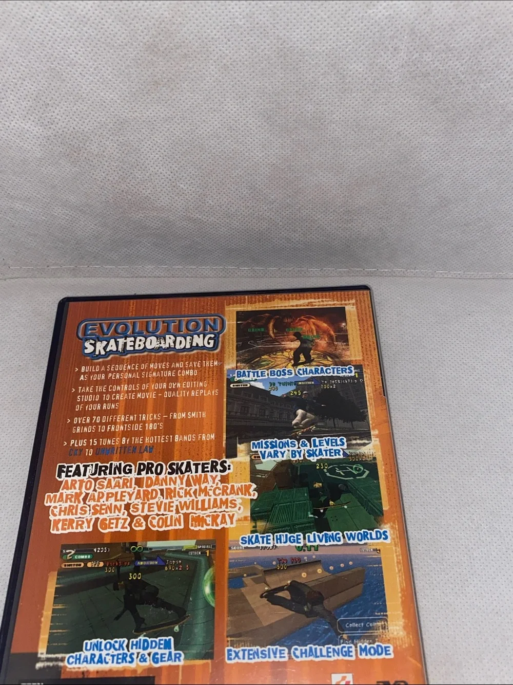 Sony PlayStation 2 Evolution Skateboarding – Orange Cover